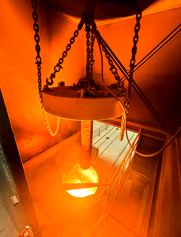 离心球墨铸铁管生产车间